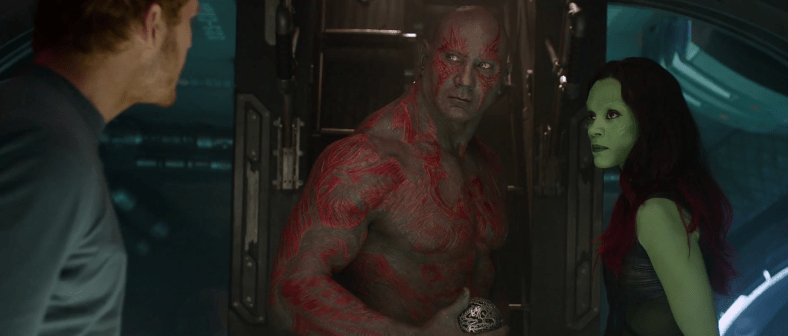 Peter Quill, Drax, and Gamora